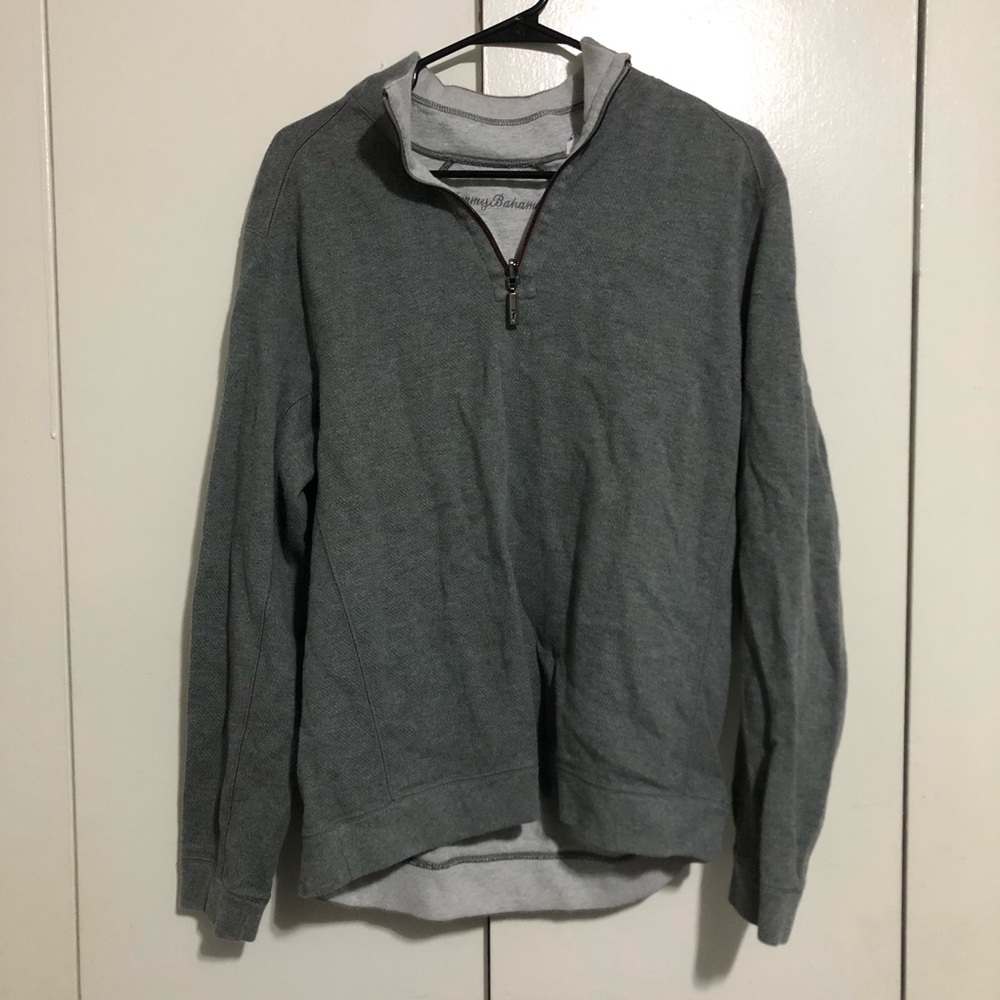 Tommy Bahama Quarter Zip Sweater - Medium